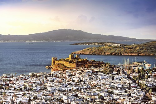 Destination Bodrum panorama chateau ville
