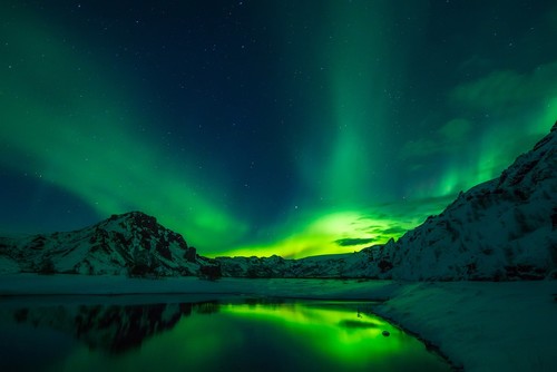 Destination Reykjavik Islande Aurores boréales