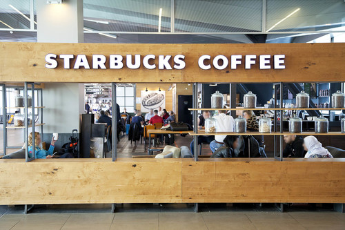 Starbuck terminal 2 Lyon aéroport