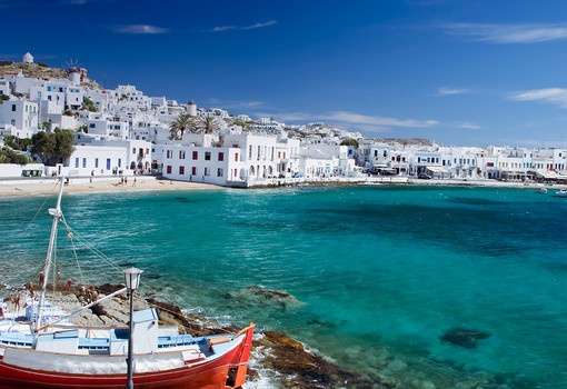Vue de Corfou en Grèce