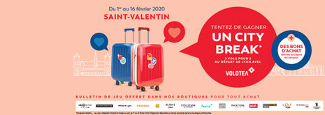 Gagnez un city break au départ de Lyon pour la Saint Valentin 2020