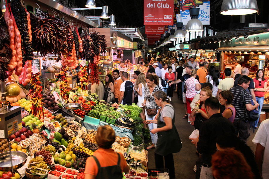 le marché de la Boqueria