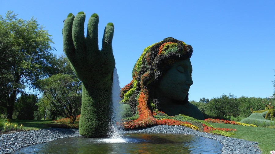 Jardin botanique de Montréal au Canada