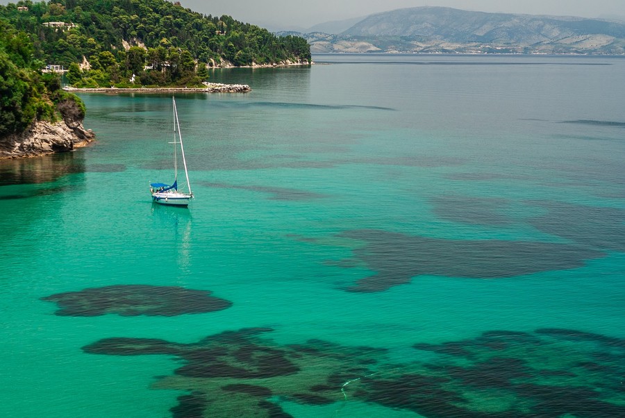 Corfou en bateau