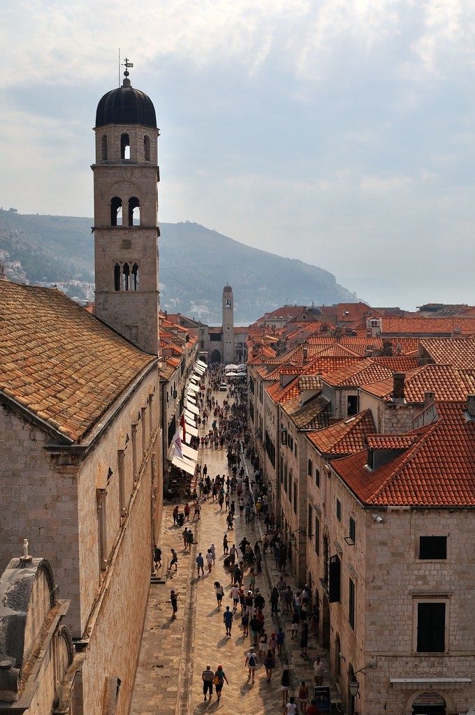 Destination Dubrovnik Stradun Tour de l'Horloge