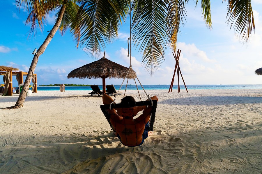 Destination Malé Maldives plage relax