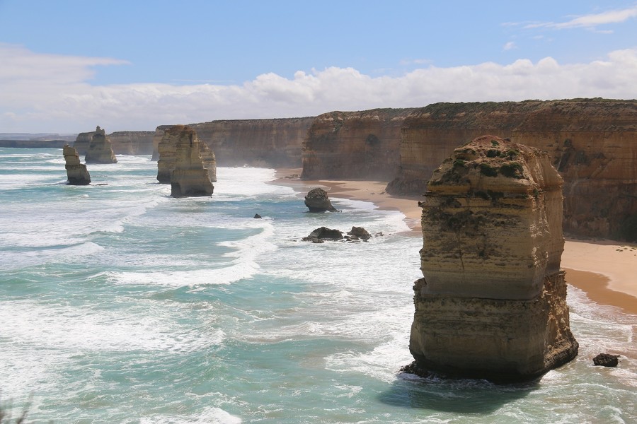 Les rochers 12 apotres de Melbourne