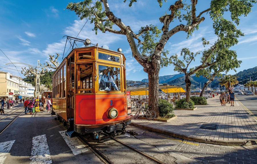 Destination Palma de Majorque train Soller