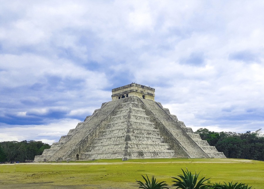 Pyramide de Chichen Itza à Cancun au Mexique