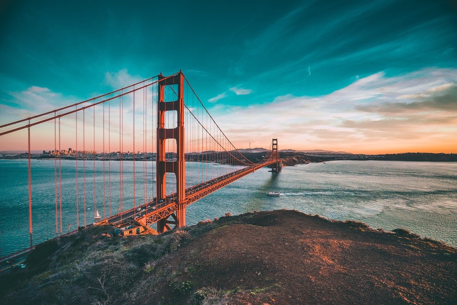 Le pont Golden Gate de San Francisco