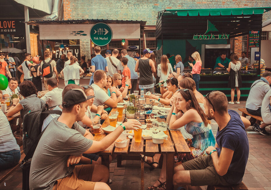 Lieu festif à Kiev