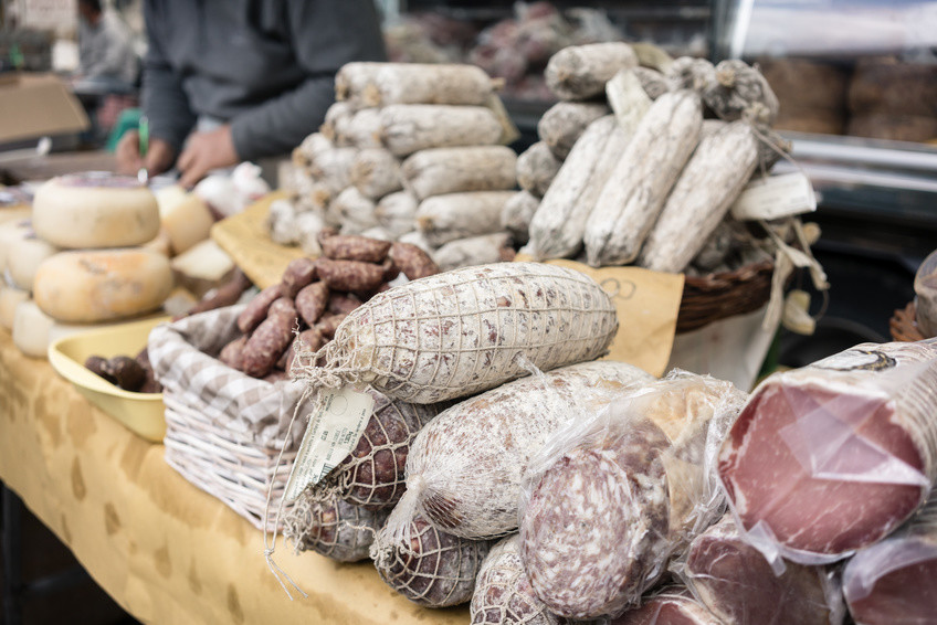 Marché local à Cagliari