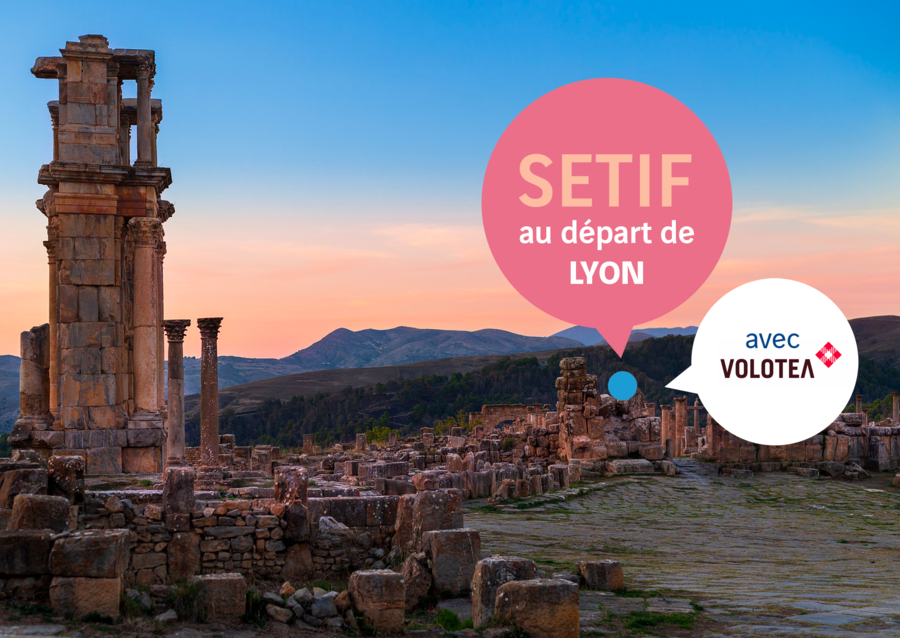 Sétif avec Volotea au départ de Lyon