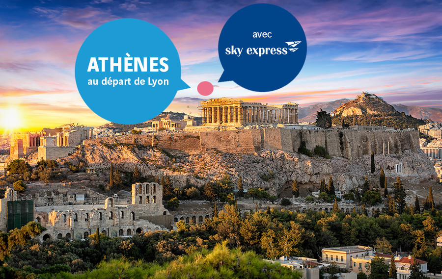 Lyon-Athènes avec SKY express
