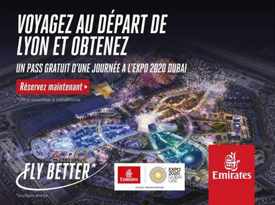 Pass d'une journée pour l'Expo 2020