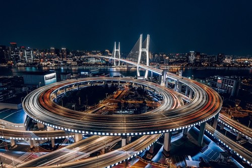 Destination Shanghai ville nocturne
